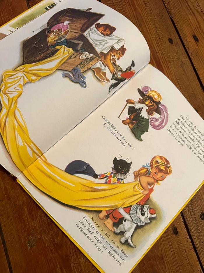 Grands albums Hachette livre bd jaune Une fête chez Caroline invite ses amis Pierre Probst - photo numéro 6