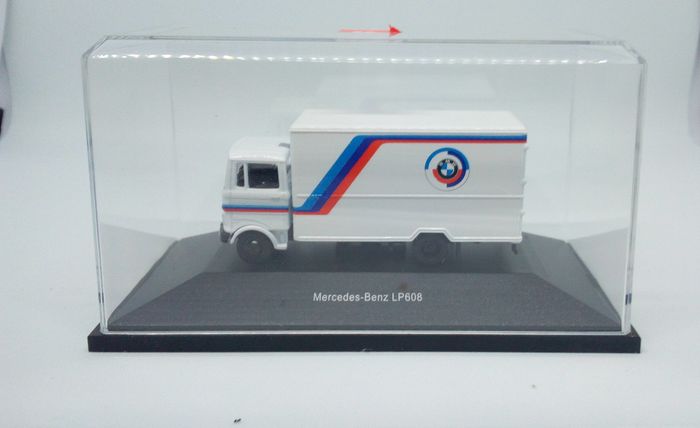 SCHUCO 22373 CAMION MERCEDES BENZ LP608 BMW 1/87 - photo numéro 5