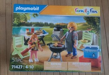 71427 - Playmobil Family Fun - Barbecue avec papa et enfant