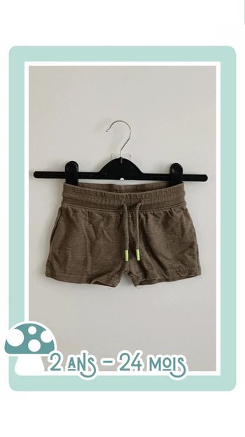 🍄 short en sweat kaki 2 ans 24 mois