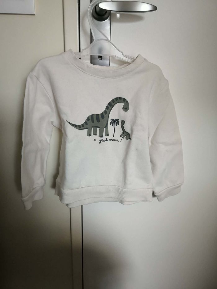Ensemble 2 pièces (sweat + pantalon, 2 Dinosaures) 18 mois (86 cm) Kiabi - photo numéro 3