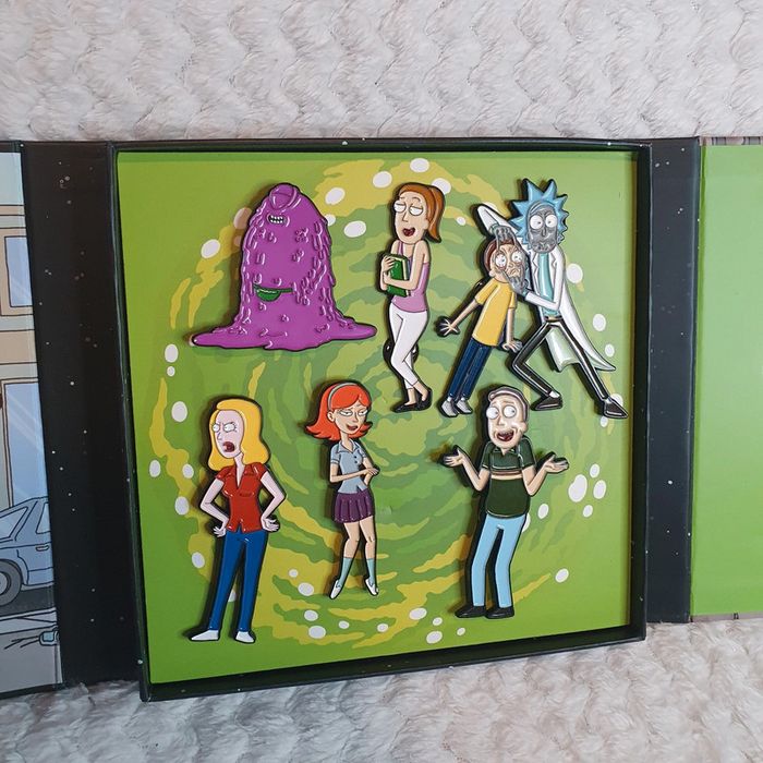 Lot pins Rick and Morty Pin Badge Set S01E01 'Pilot'