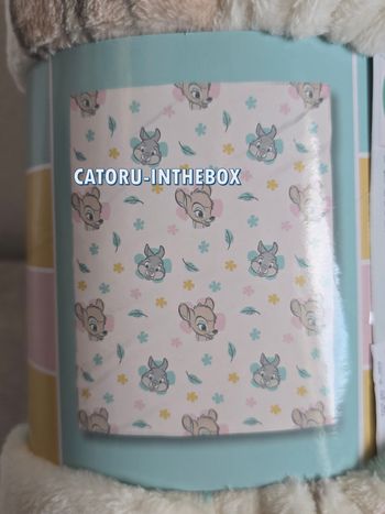 Plaid / Couverture en flanelle / Throw / Blanket Disney Bambi Panpan / Thumper