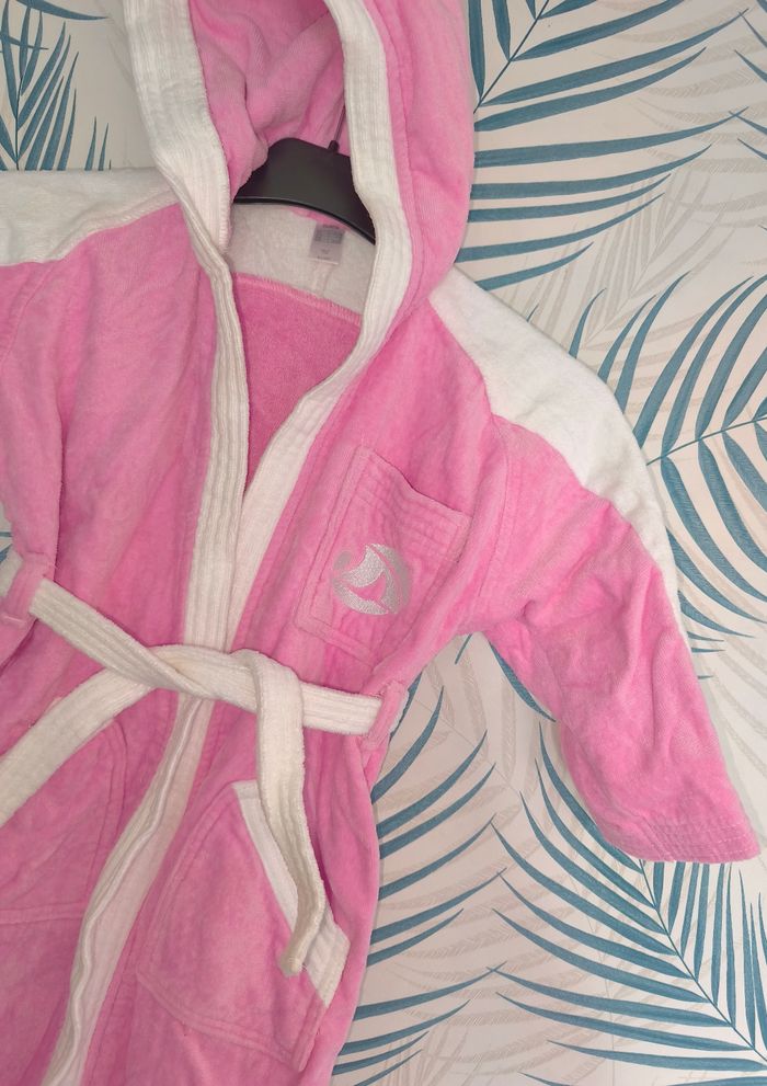 🌸 Peignoir - Rose/blanc - Tribord Decathlon - 4 ans 🌸 - photo numéro 3