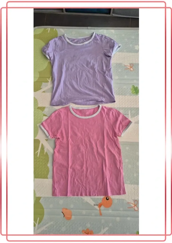 Lot de 2 tee shirt fille