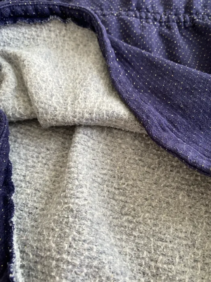 Robe bleu marine à pois dorés kiabi 5 ans - photo numéro 5