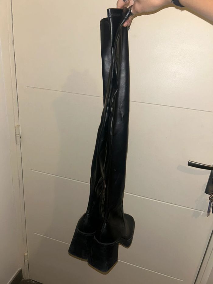 Bottes cuissardes noires - photo numéro 2