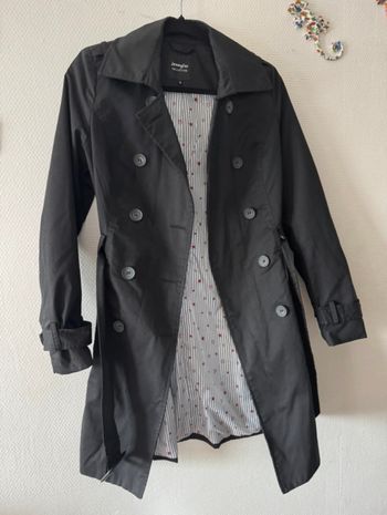 Trench noir jennyfer