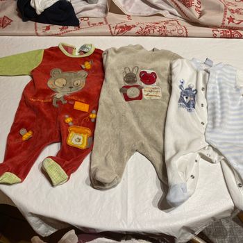 Pyjama manche longue taille 1 mois