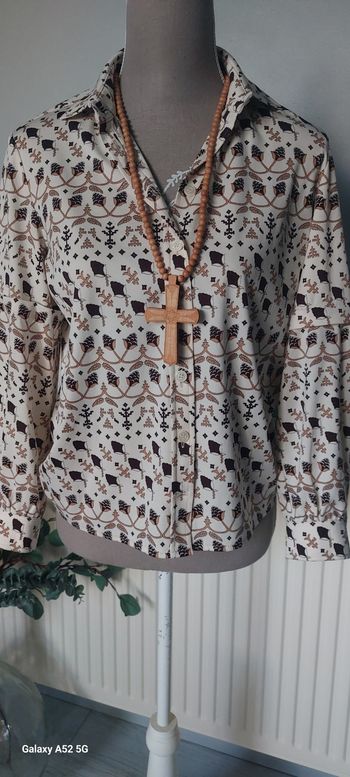 Chemise sans repassage couleur automne