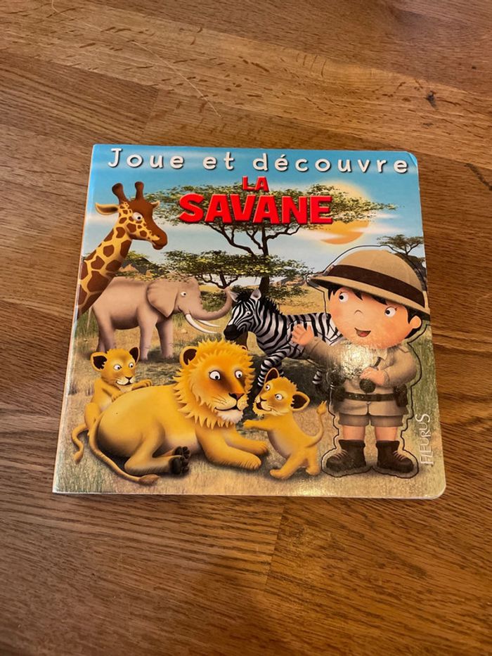 Livre Joue et découvre La savane