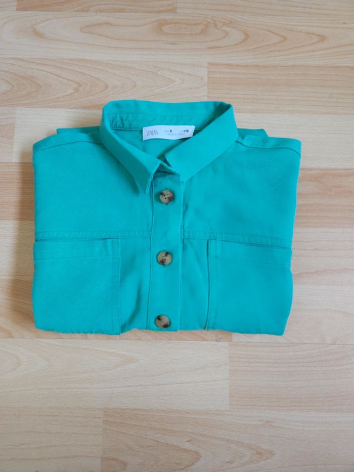 Robe vert zara 5 ans - photo numéro 5