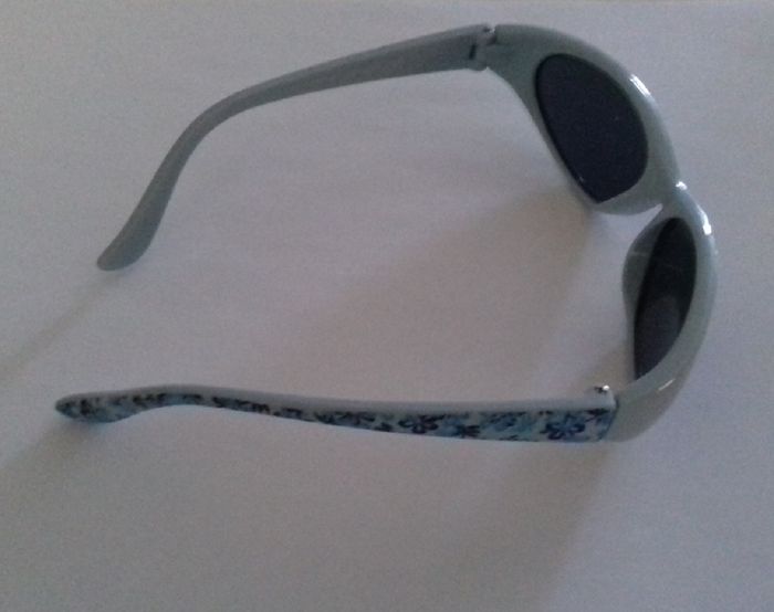 Lunette de soleil bombée bleue enfant - Complices - - photo numéro 9