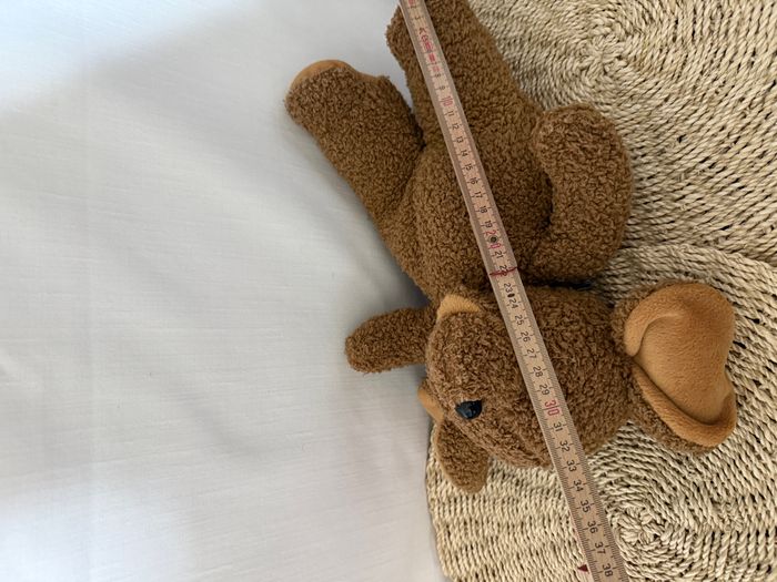 Doudou souris beige marron - photo numéro 3