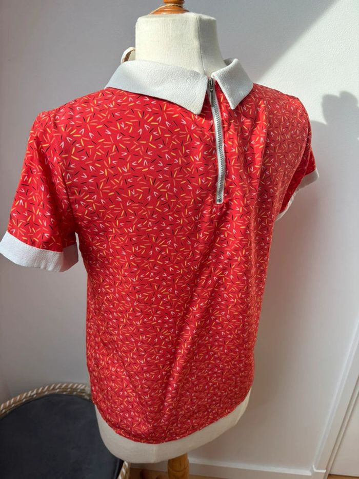 Blouse col Claudine - Rue des Abbesses - T38 - photo numéro 7