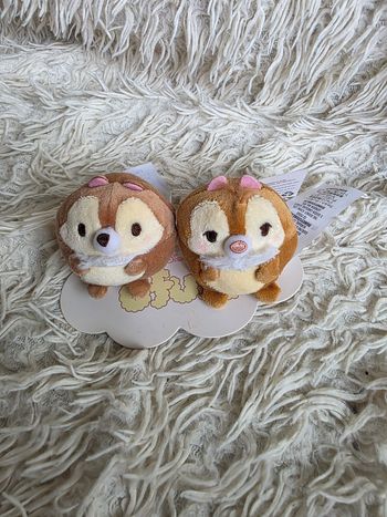 Peluche disney tic et tac disneyland paris - disney store japon