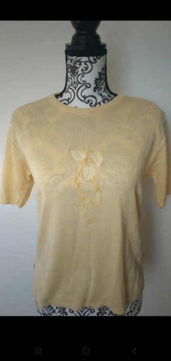 Pull manches courtes été  vintage