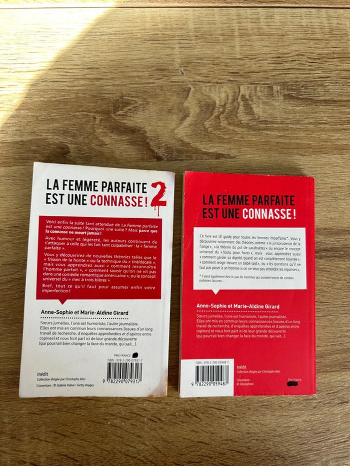 Livres poche « la femme parfaite est une connasse » 1 et 2 - photo numéro 2