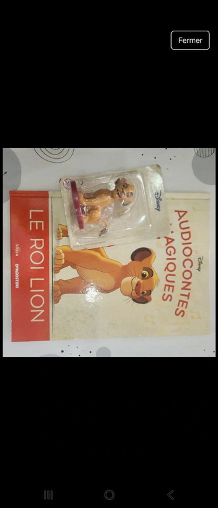 Numero 1 audioconte Magique Altaya disney deagostini livre et figurine audio conte compte