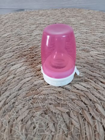 Tétine adaptateur rose 