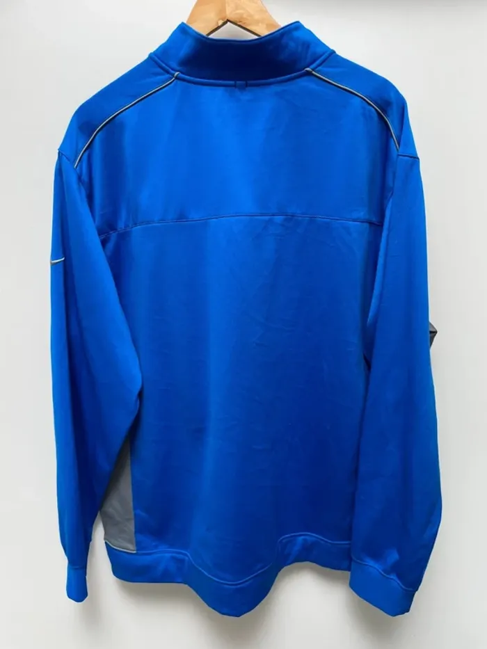 Nike Golf Tour Performance Therma-Fit Blue Pullover 1/4 Zip Athletic Jacket Mens Size XXL - photo numéro 9
