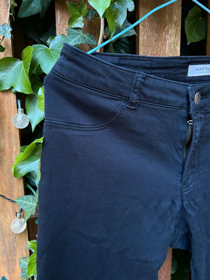 Jean slim noir legging naf naf pep40 - femme taille 40 - photo numéro 2
