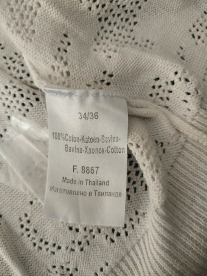 Gilet blanc femme - photo numéro 4