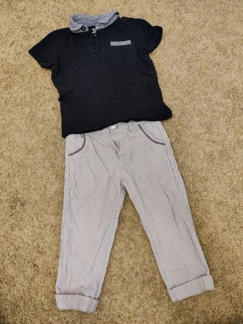 Ensemble pantalon et t-shirt 18 mois
