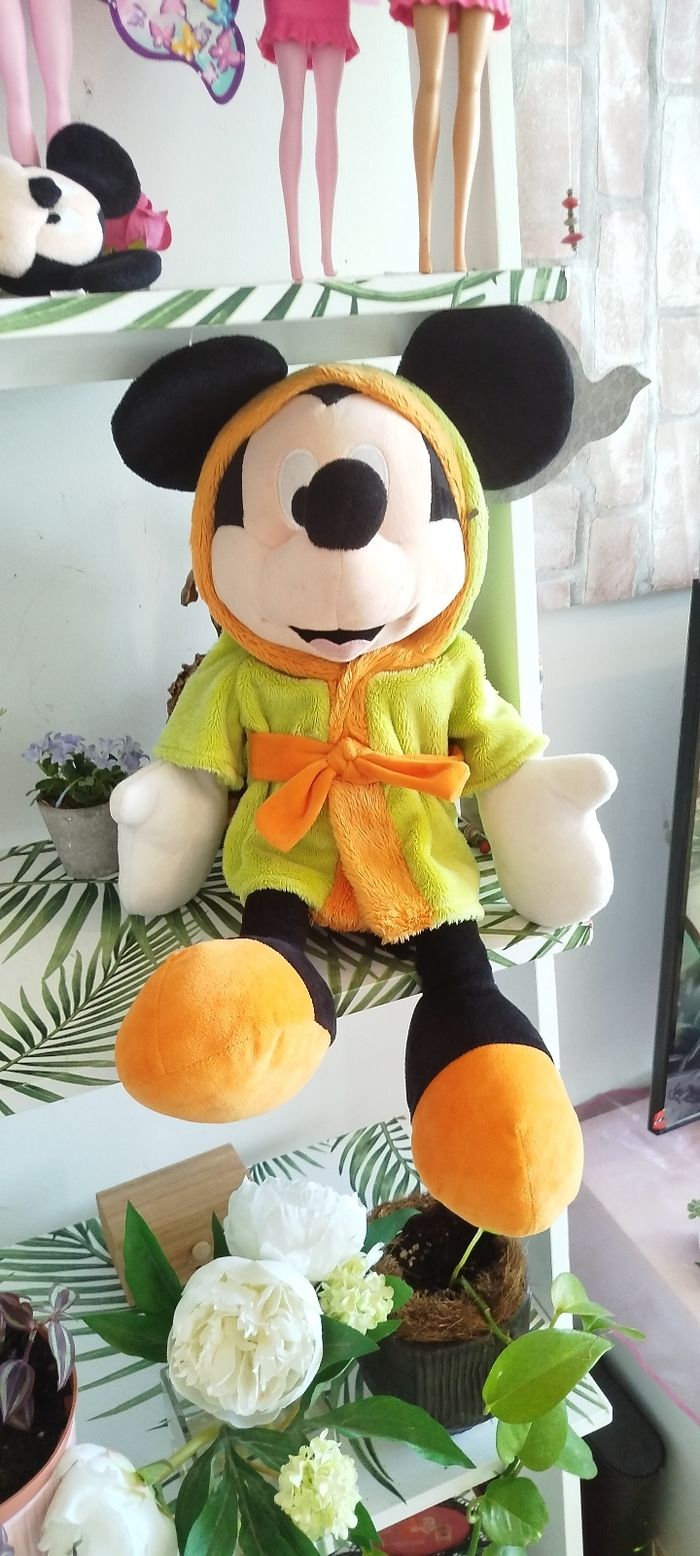 Peluche Mickey robe de chambre 🌿 - photo numéro 2