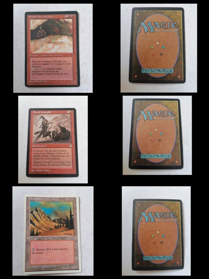 Lot de 20 cartes Magic The Gathering Forteresse the Dark Mirage - photo numéro 3