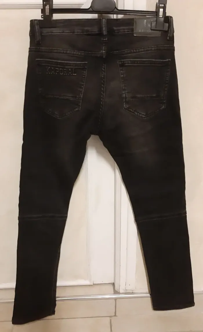 Jean's slim noir Kaporal 12 ans - photo numéro 2