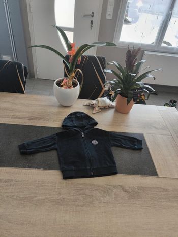 Gilet zippé à capuche garçon 9 mois Kiabi