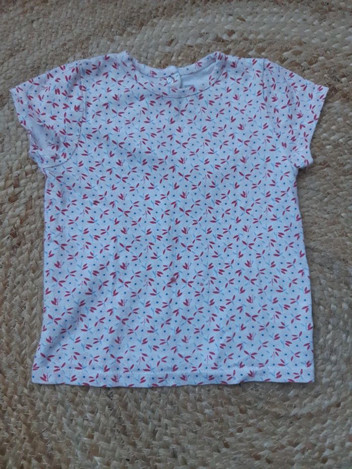 Ensemble tee shirt et robe en jean Sucre d'orge 24 mois - photo numéro 5