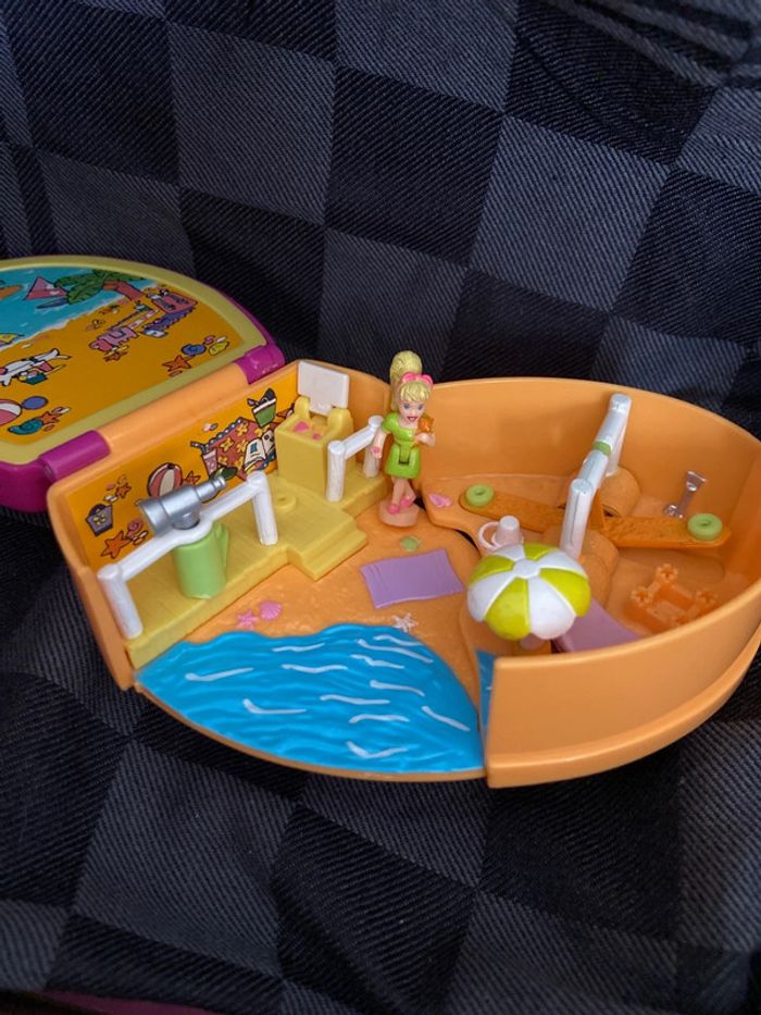 Polly pocket plage tronics clock