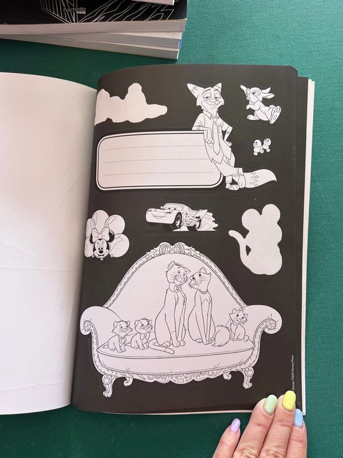Art thérapie Disney 220 Stickers à colorier - photo numéro 18