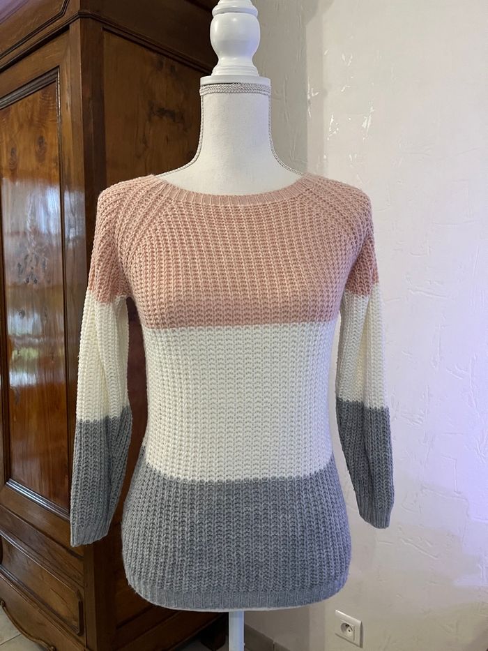 Pull hiver pastel inspiré de La Reine des Neiges