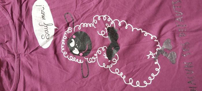 Pyjama "chacun ses défauts sauf moi" 42/44 - photo numéro 4
