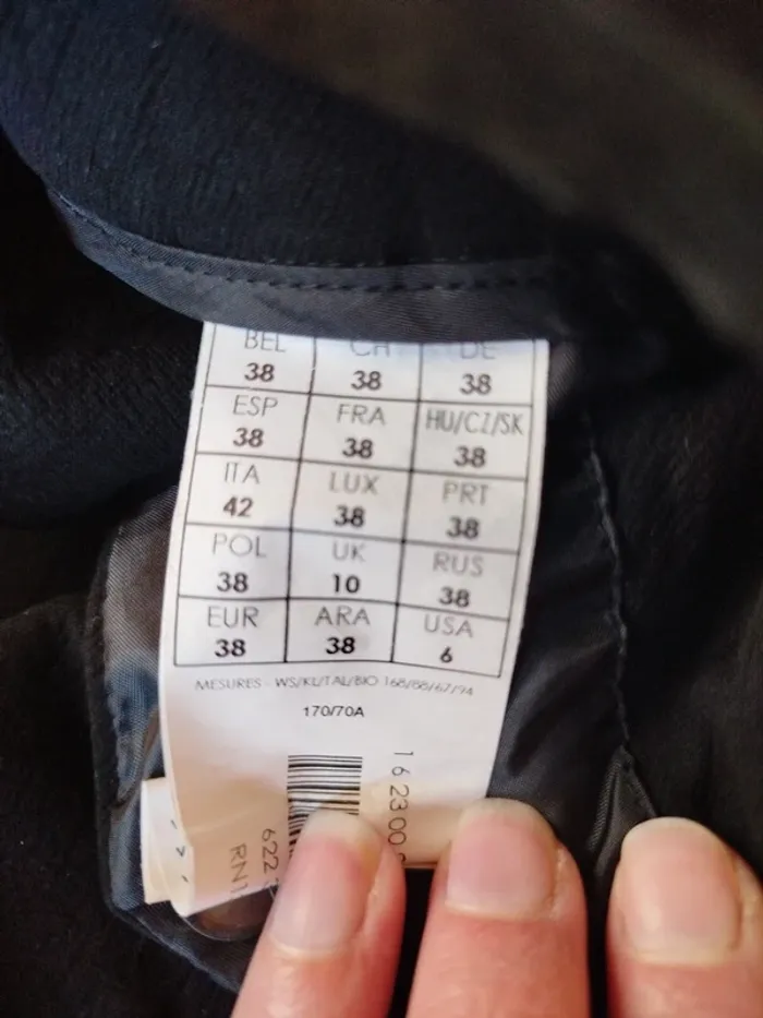 Short habillé femme noir Promod Taille 36 - photo numéro 5