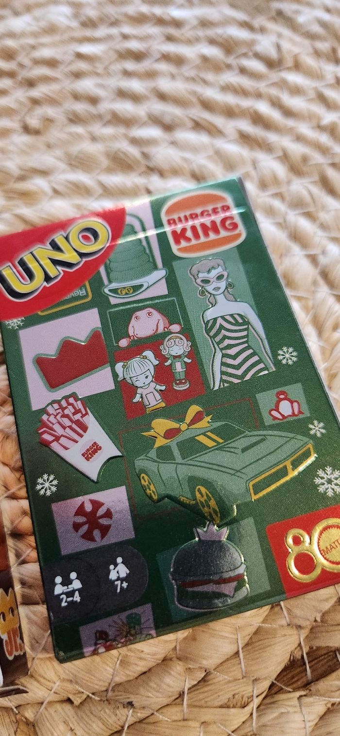 Jeux de cartes Uno & Pictionary Burger King - photo numéro 3