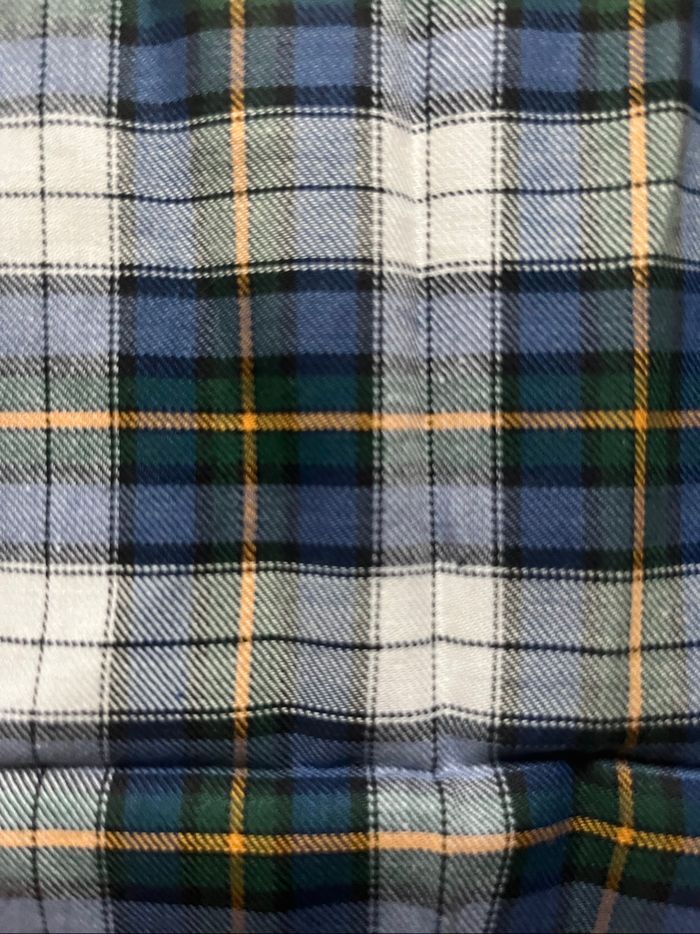 Lot de 4 pièces de tissu écossais