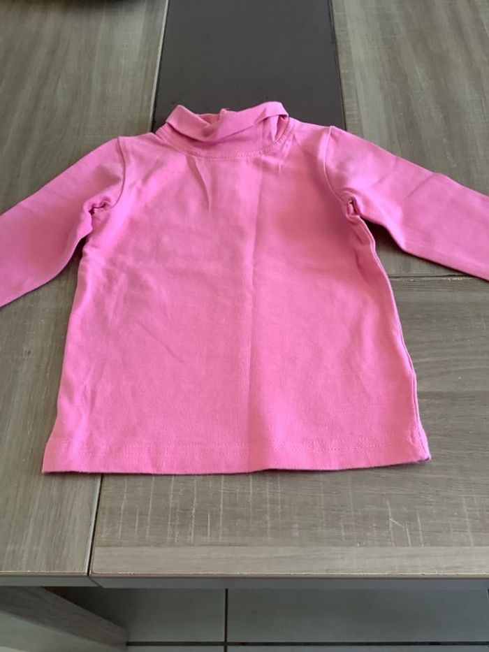 T-shirt col roulé coton 12 mois