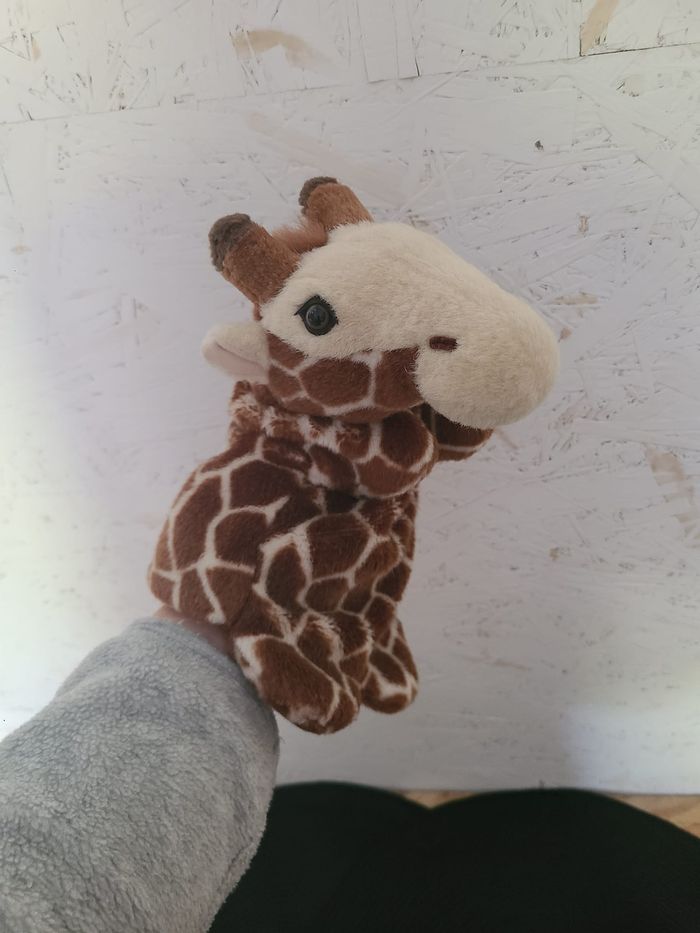 doudou marionnette girafe - photo numéro 3