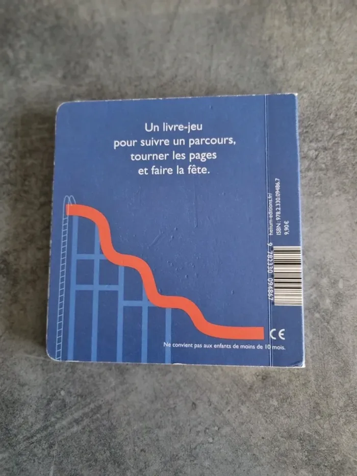 Livre bébé éveil "Vive la fête. Suis le chemin avec ton doigt" - photo numéro 6