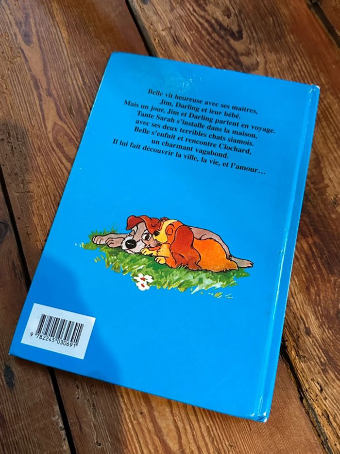 Livre ancien Walt Disney Mickey club du livre La belle et le Clochard chiens - photo numéro 6