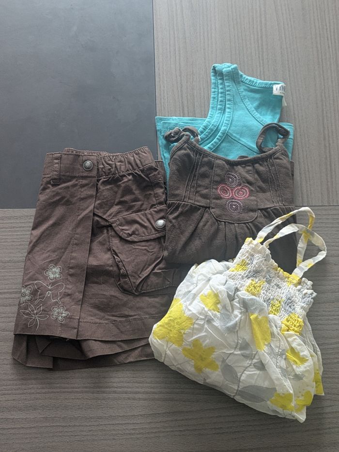 Lot vêtements été fille 4 ans