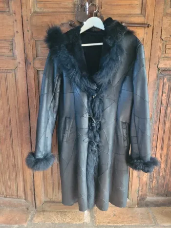 Manteau vintage cuir