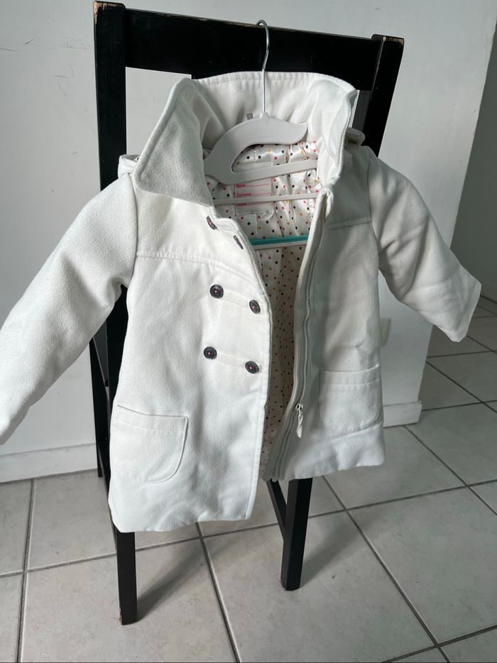 Joli manteau blanc - photo numéro 2