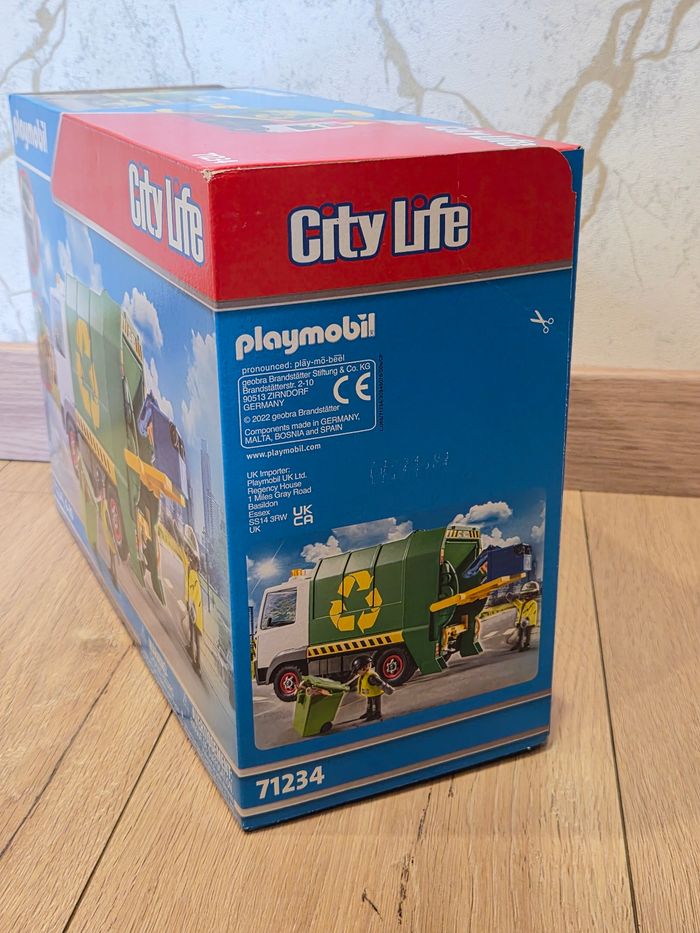 Playmobil city life 71234 camion benne a ordures menageres neuf - photo numéro 4