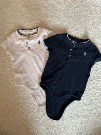 Lot de 2 body 1 mois