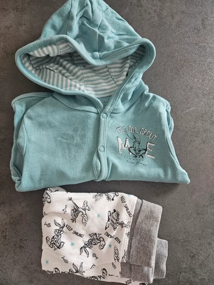 LOT DE 59 VETEMENTS BEBE GARCON 6 MOIS - photo numéro 9